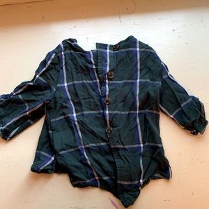 Old Navy plaid shirt